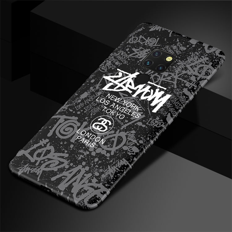 Luminous Gray Mottle Pattern TPU Protective Case for Huawei Mate 20