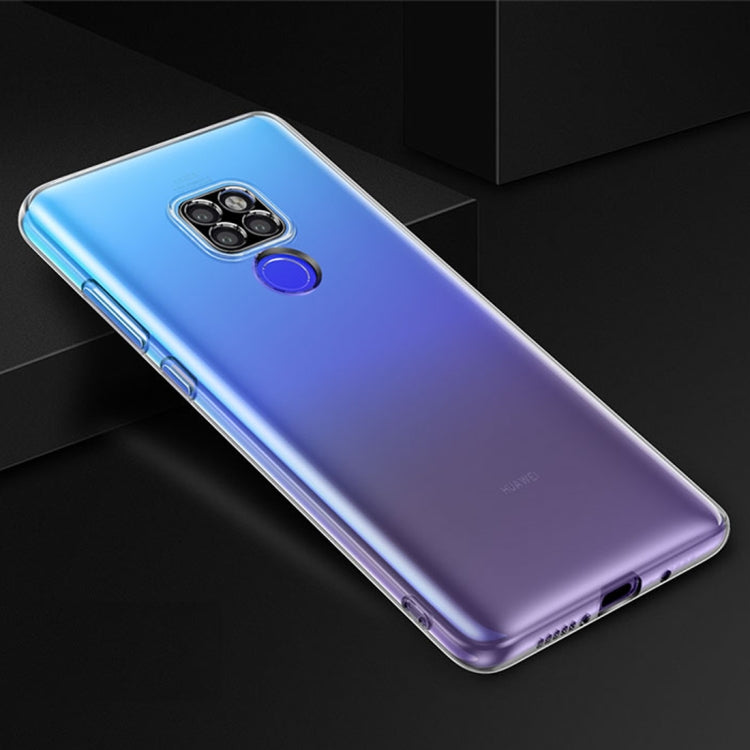 TOTUDESIGN Soft Series Droppoof TPU Protective Case for Huawei Mate 20 (Transparent)