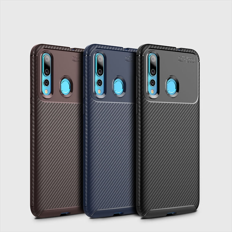 Carbon Fiber Texture Shockproof TPU Case for Huawei Nova 4