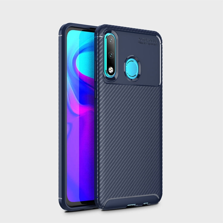 Carbon Fiber Texture Shockproof TPU Case for Huawei P30 Lite