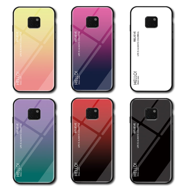Gradient Color Glass Case for Huawei Mate 20 Pro