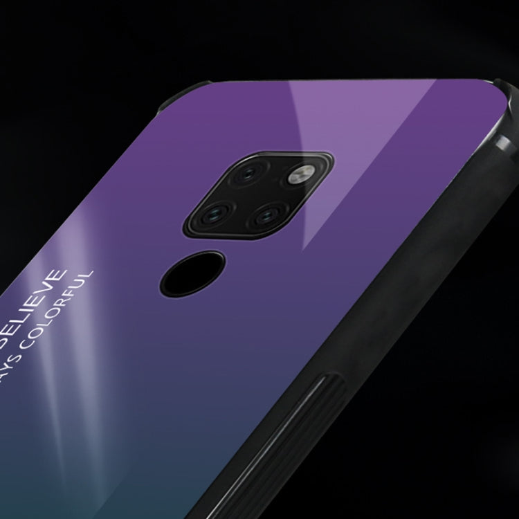 Gradient Color Glass Case for Huawei Mate 20 X