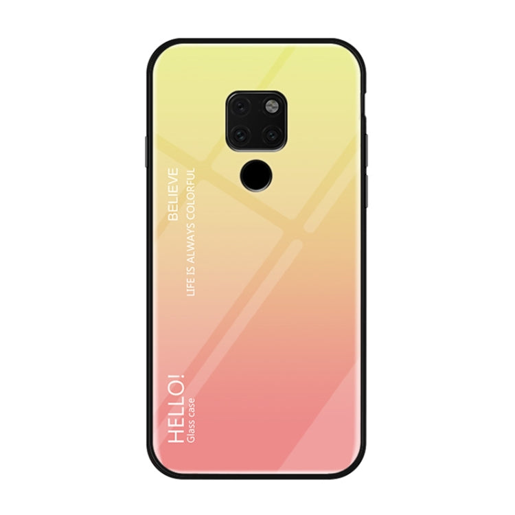 Gradient Color Glass Case for Huawei Mate 20 X