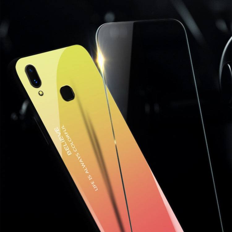 Gradient Color Glass Case for Huawei Y9 (2019) / Enjoy 9 Plus