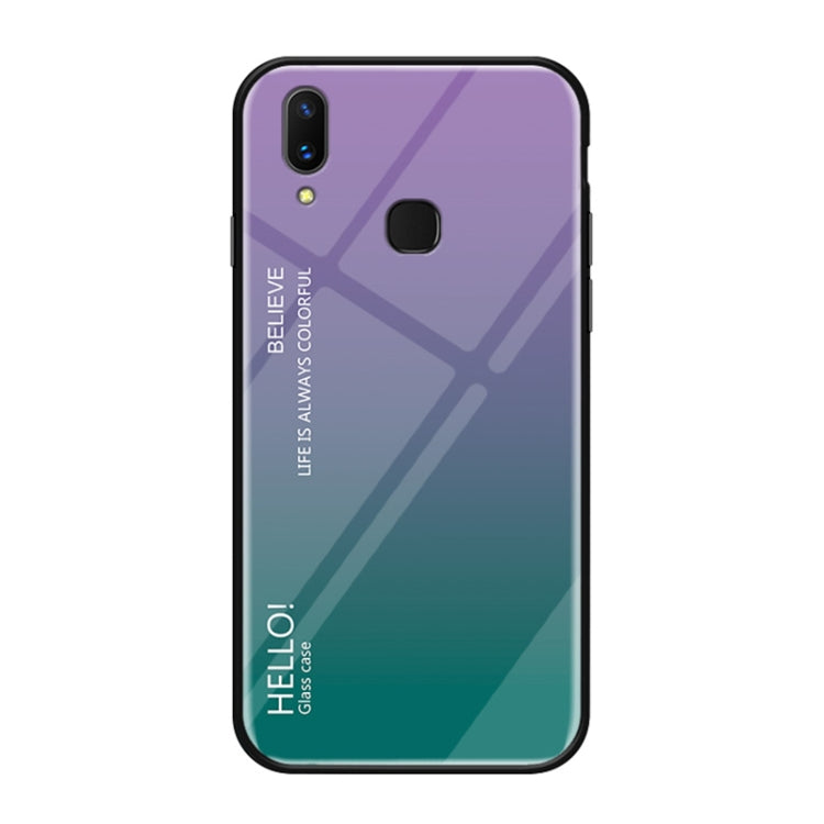 Gradient Color Glass Case for Huawei Y9 (2019) / Enjoy 9 Plus