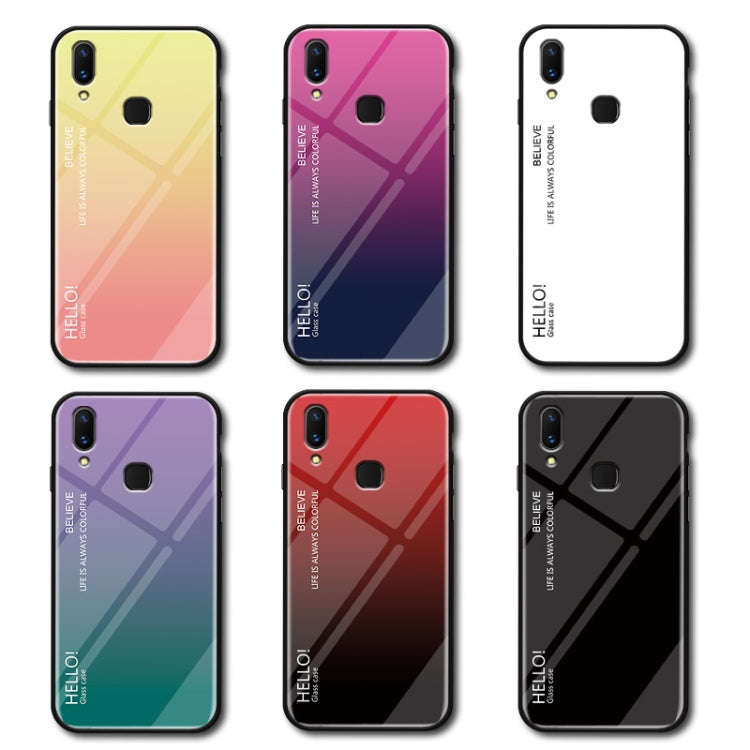 Gradient Color Glass Case for Huawei Y9 (2019) / Enjoy 9 Plus