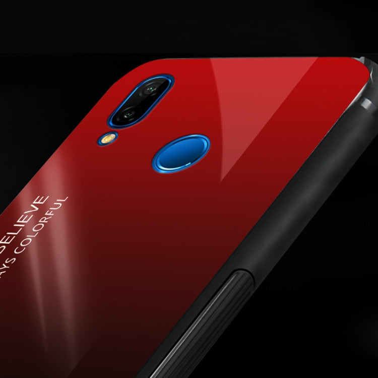Gradient Color Glass Case for Huawei nova 3i / P Smart+