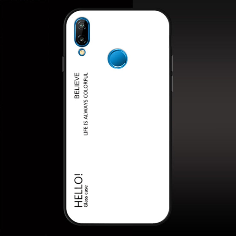 Gradient Color Glass Case for Huawei nova 3i / P Smart+