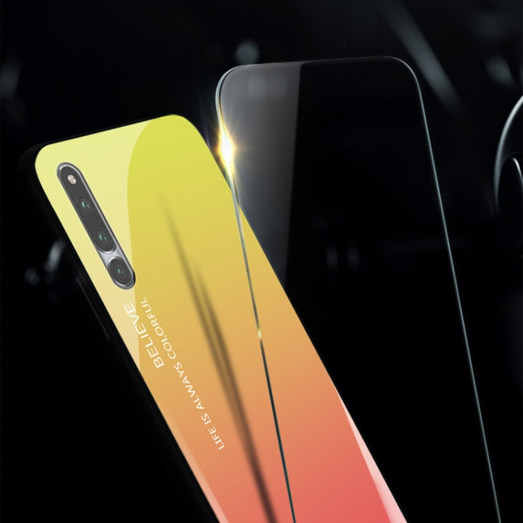 Gradient Color Glass Case for Huawei Honor Magic 2