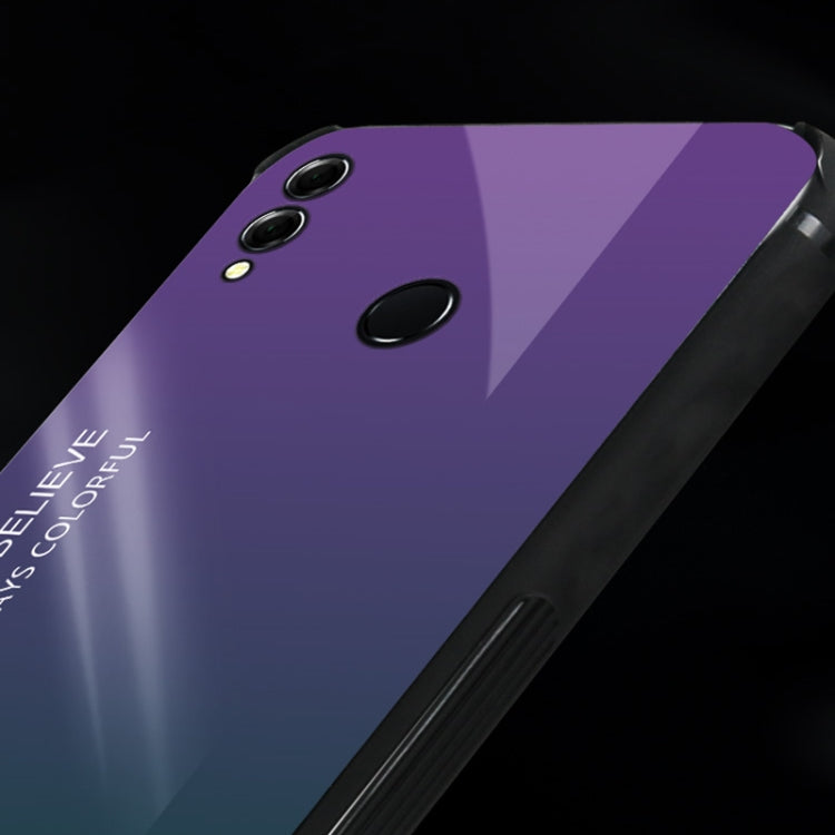 Gradient Color Glass Case for Huawei Honor 8X