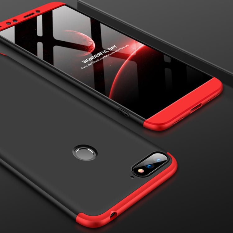 GKK Three Stage Splicing Full Coverage PC Case for Huawei Honor 7A / Y6 (2018)