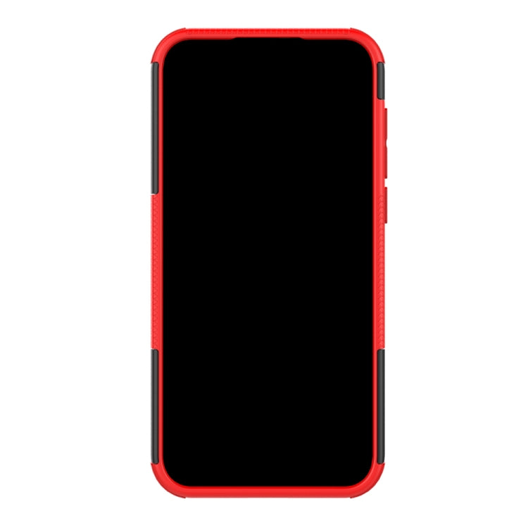 Shockproof  PC + TPU Tire Pattern Case for Huawei Honor 8s, with Holder