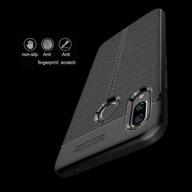 Litchi Texture TPU Shockproof Case for Huawei Nova 3