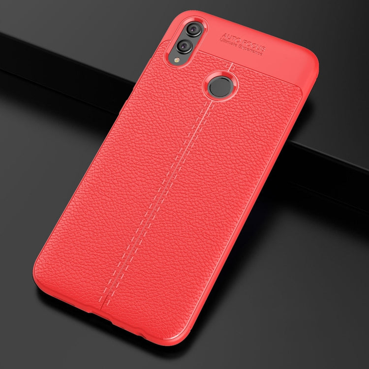 Litchi Texture TPU Shockproof Case for Huawei Honor 8X