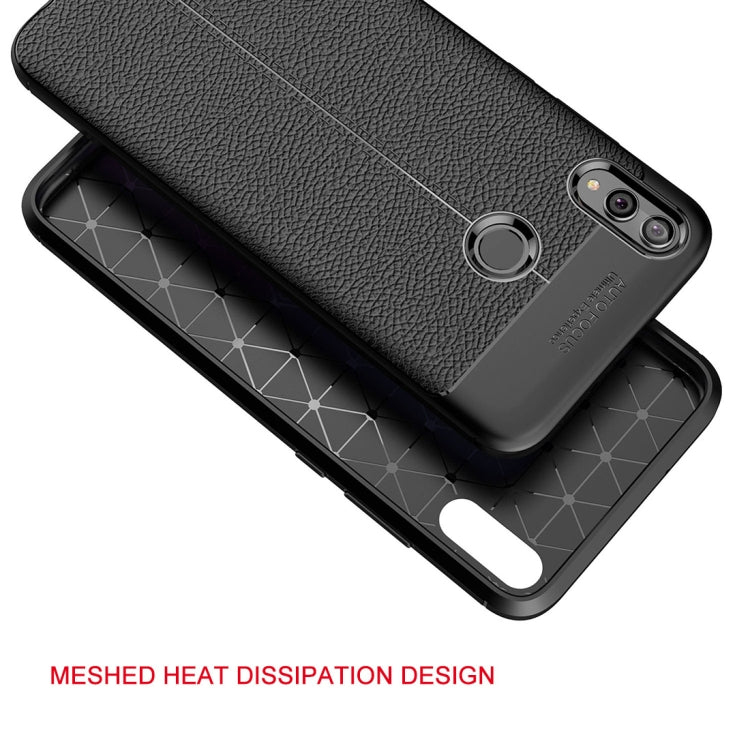 Litchi Texture TPU Shockproof Case for Huawei Honor 8X