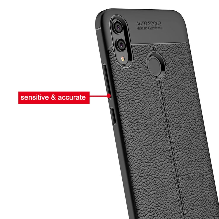 Litchi Texture TPU Shockproof Case for Huawei Honor 8X