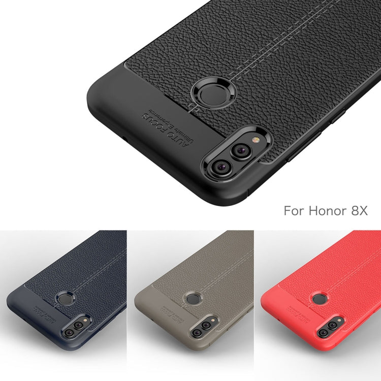 Litchi Texture TPU Shockproof Case for Huawei Honor 8X
