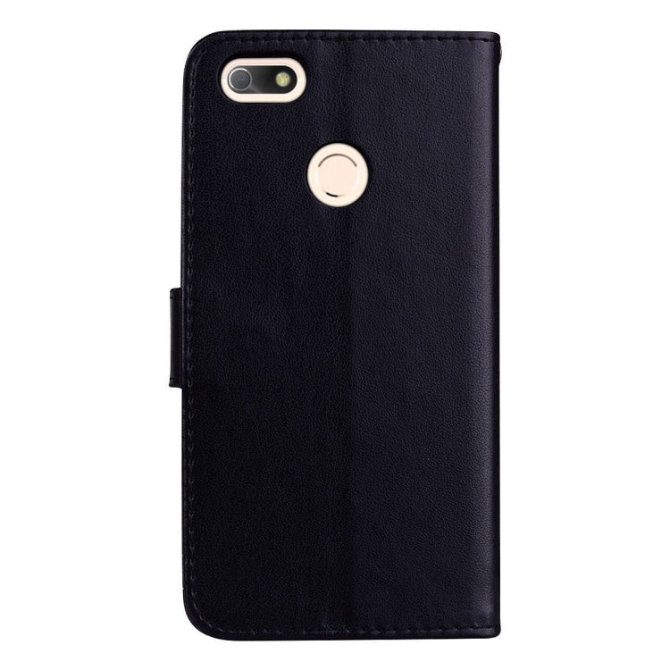 For Huawei P9 Lite Mini Rose Embossed Horizontal Flip Environmental PU Leather Case with Holder & Card Slots & Wallet