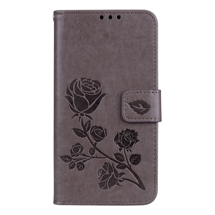 For Huawei P9 Lite Mini Rose Embossed Horizontal Flip Environmental PU Leather Case with Holder & Card Slots & Wallet