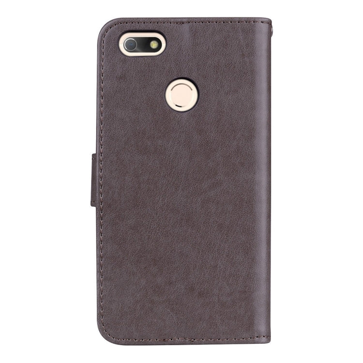 For Huawei P9 Lite Mini Rose Embossed Horizontal Flip Environmental PU Leather Case with Holder & Card Slots & Wallet