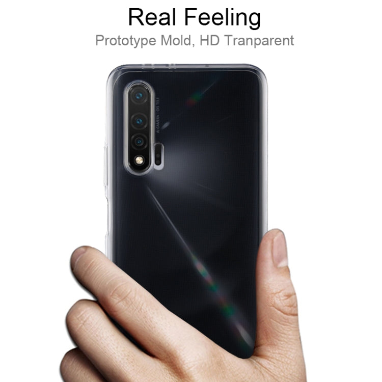For Huawei Nova 6 0.75mm Ultrathin Transparent TPU Soft Protective Case