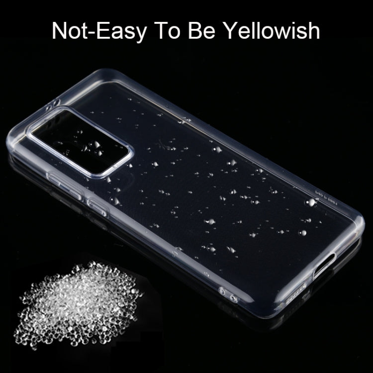 For Huawei P40 0.75mm Ultrathin Transparent TPU Soft Protective Case