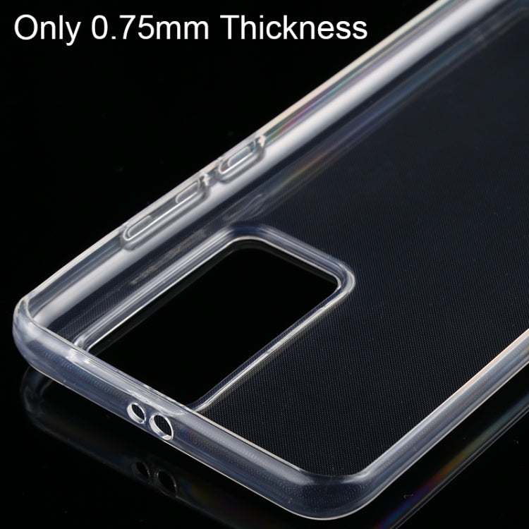 For Huawei P40 Pro 0.75mm Ultrathin Transparent TPU Soft Protective Case