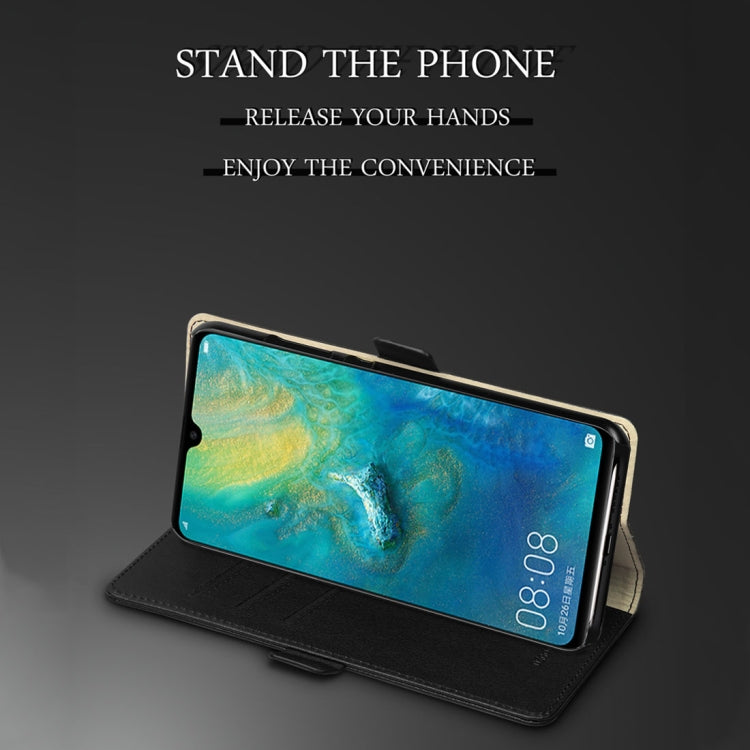 DZGOGO MILO Series PC + PU Horizontal Flip Leather Case for Huawei Mate 20, with Holder & Card Slot & Wallet