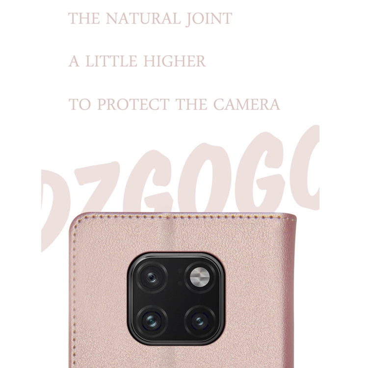DZGOGO MILO Series PC + PU Horizontal Flip Leather Case for Huawei Mate 20 Pro, with Holder & Card Slot & Wallet