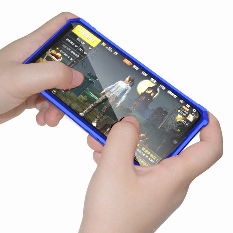 Snap-on Aluminum Frame and Tempered Glass Back Plate Case for Huawei Honor 10Lite