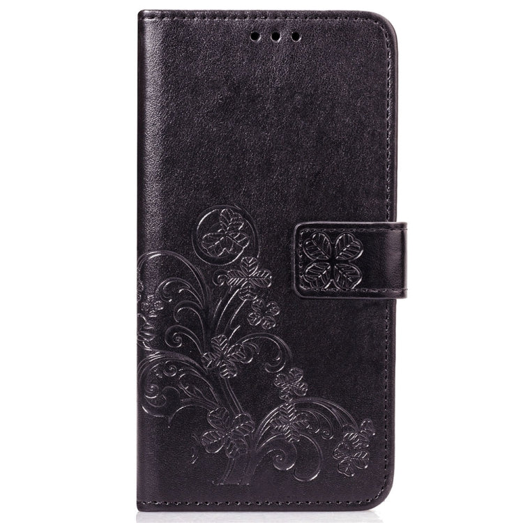 Lucky Clover Pressed Flowers Pattern Leather Case for Huawei Mate 20, with Holder & Card Slots & Wallet & Hand Strap