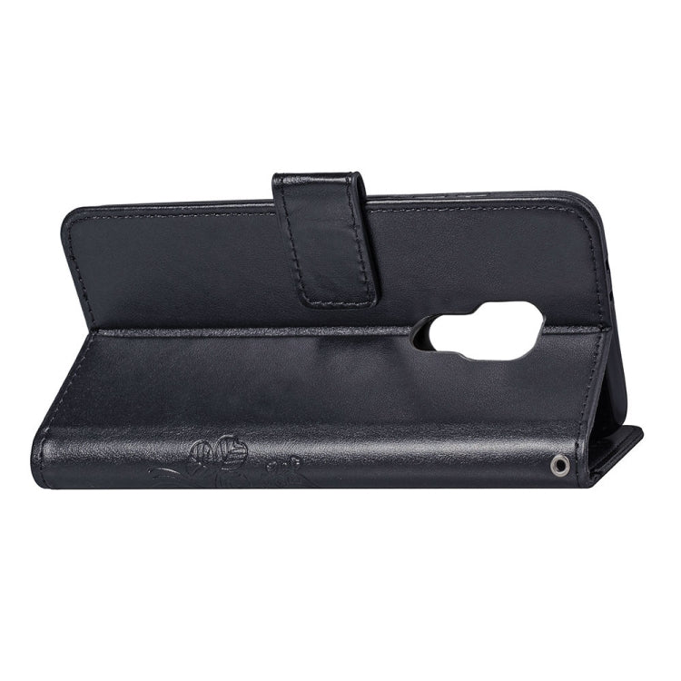 Lucky Clover Pressed Flowers Pattern Leather Case for Huawei Mate 20, with Holder & Card Slots & Wallet & Hand Strap