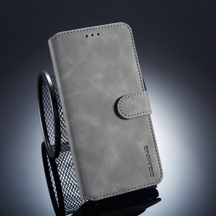 DG.MING Retro Oil Side Horizontal Flip Case for Huawei Mate 20, with Holder & Card Slots & Wallet