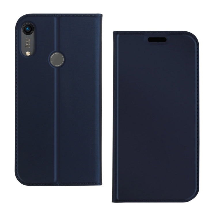 DZGOGO ISKIN Series Slight Frosted PU+ TPU Case for Huawei Y6 (2019) / Honor Play 8A, with Holder & Card Slot