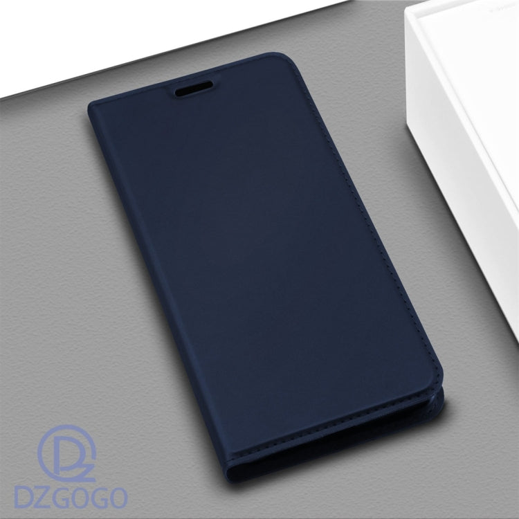 DZGOGO ISKIN Series Slight Frosted PU+ TPU Case for Huawei Y6 (2019) / Honor Play 8A, with Holder & Card Slot