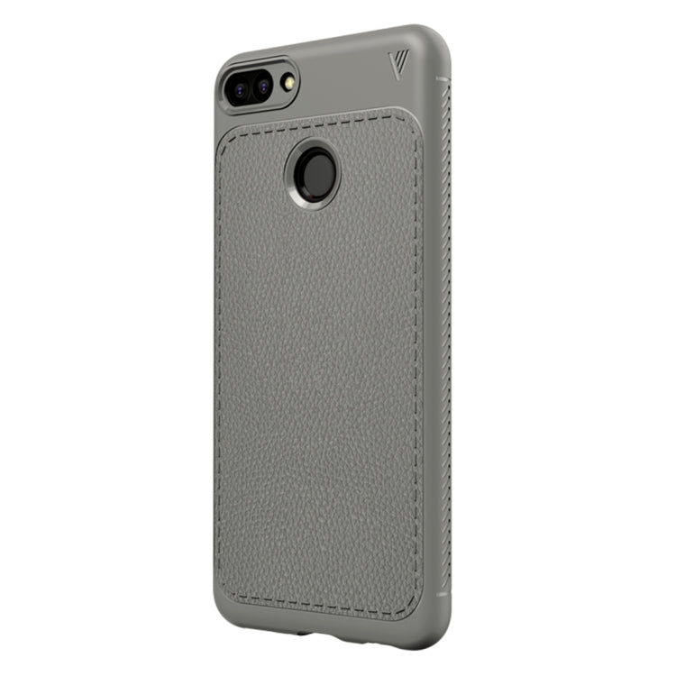 Lenuo Leshen Series for Huawei Y9 (2018)/Enjoy 8 Plus TPU Litchi Texture Dropproof Protective Back Cover Case