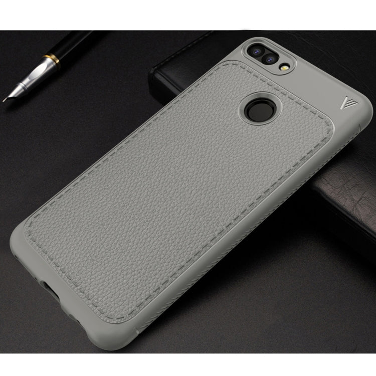 Lenuo Leshen Series for Huawei Y9 (2018)/Enjoy 8 Plus TPU Litchi Texture Dropproof Protective Back Cover Case