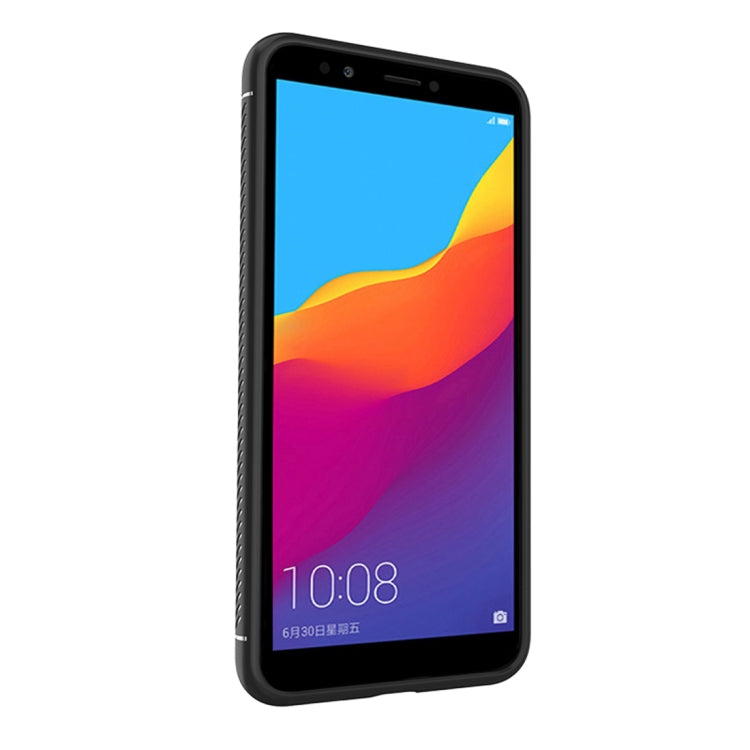 Lenuo Leshen Series for Huawei Y6 (2018)/Enjoy 8e TPU Litchi Texture Dropproof Protective Back Cover Case