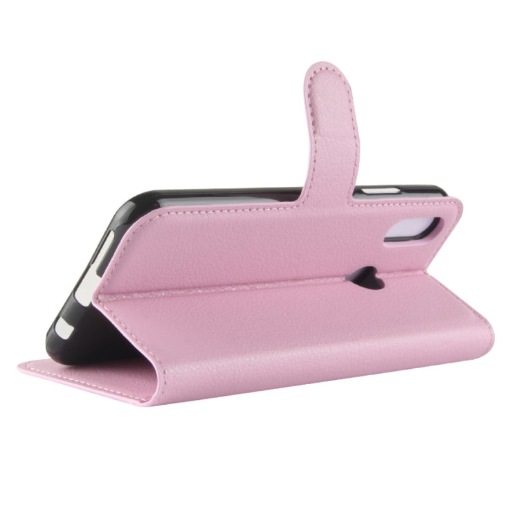 For Huawei  P20 Lite PU + TPU Litchi Texture Horizontal Flip Leather Case with Wallet & Holder & Card Slots