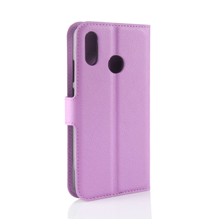 For Huawei  P20 Lite PU + TPU Litchi Texture Horizontal Flip Leather Case with Wallet & Holder & Card Slots