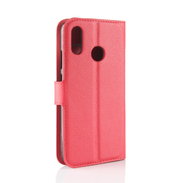 For Huawei  P20 Lite PU + TPU Litchi Texture Horizontal Flip Leather Case with Wallet & Holder & Card Slots