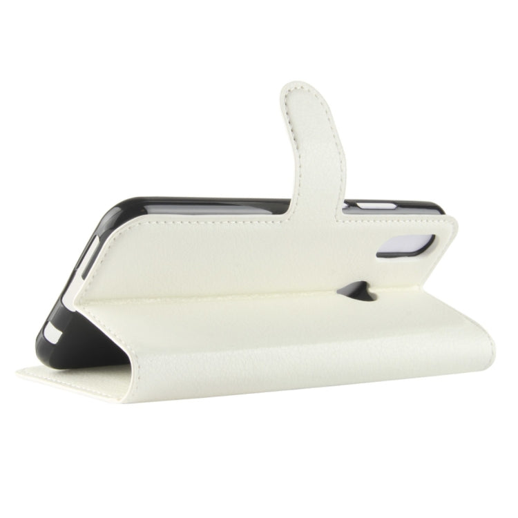 For Huawei  P20 Lite PU + TPU Litchi Texture Horizontal Flip Leather Case with Wallet & Holder & Card Slots