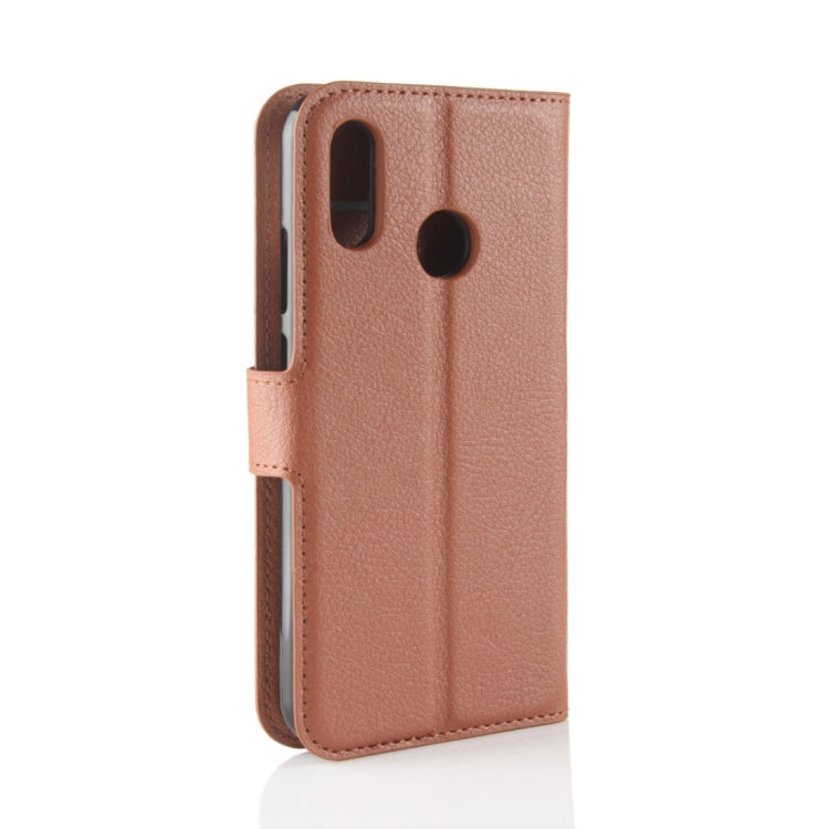 For Huawei  P20 Lite PU + TPU Litchi Texture Horizontal Flip Leather Case with Wallet & Holder & Card Slots