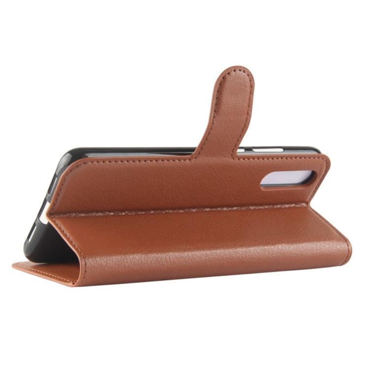 For Huawei  P20 PU + TPU Litchi Texture Horizontal Flip Leather Case with Wallet & Holder & Card Slots