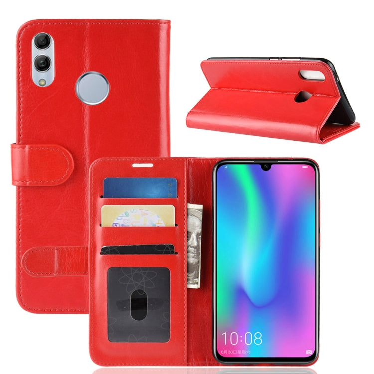 R64 Texture Single Fold Horizontal Flip Leather Case for Huawei Honor 10 Lite, with Holder & Card Slots & Wallet