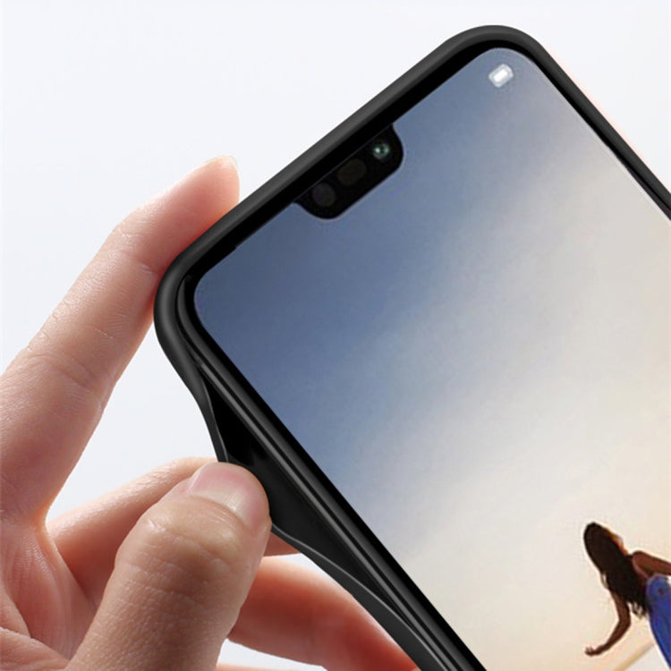 Lenuo LeJazz Series for Huawei P20 Shockproof TPU + Glass Protective Back Case