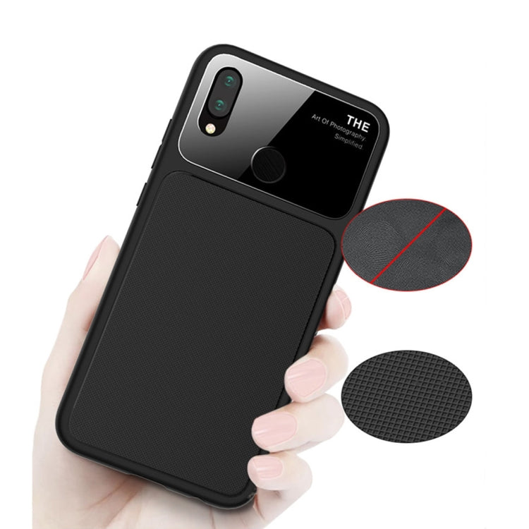 Lenuo LeJazz Series for Huawei P20 Lite / Nova 3e Shockproof TPU + Glass Protective Back Case