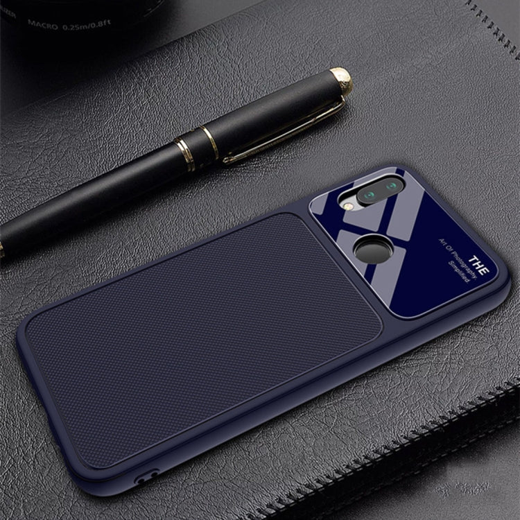 Lenuo LeJazz Series for Huawei P20 Lite / Nova 3e Shockproof TPU + Glass Protective Back Case