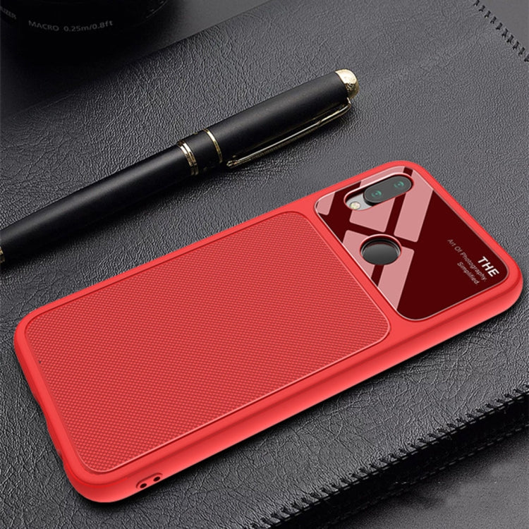 Lenuo LeJazz Series for Huawei P20 Lite / Nova 3e Shockproof TPU + Glass Protective Back Case