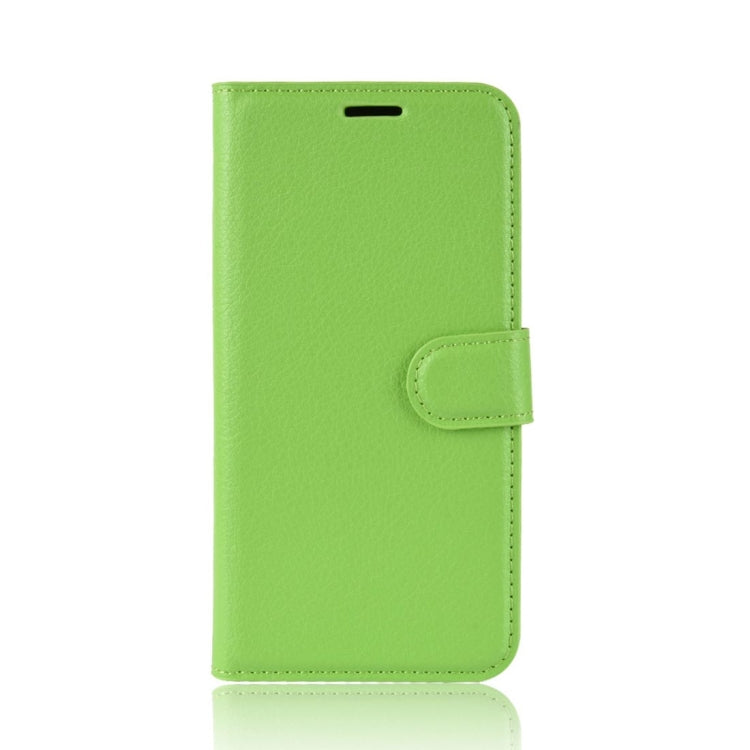 PU + TPU Litchi Texture Horizontal Flip Leather Case with Wallet & Holder & Card Slots for Huawei Honor 10 Lite